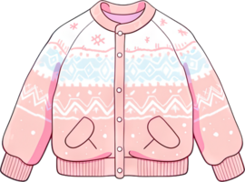 pastel acolhedor suéter, inverno roupa, casual malhas moda , ai gerado png