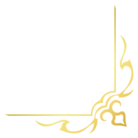 Gold Jahrgang Barock Ecke Ornament retro Muster Antiquität Stil Akanthus. dekorativ Design Element Filigran Kalligraphie. Sie können verwenden zum Hochzeit Dekoration von Gruß Karte und Laser- Schneiden png