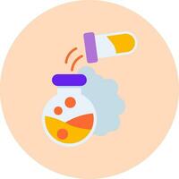 Chemical Reaction Vector Icon