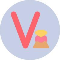 Small V Vector Icon