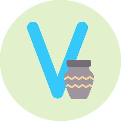 Capital V Vector Icon