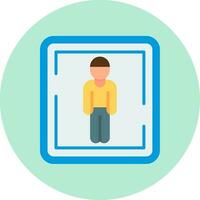 Male Toilet Sign Vector Icon