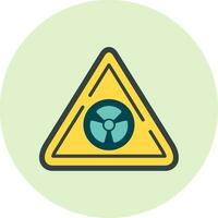 Radioactive Sign Vector Icon