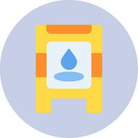 Wet Floor Vector Icon