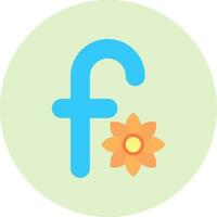 Small F Vector Icon