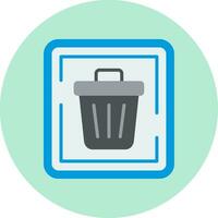 Trash Sign Vector Icon