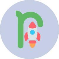 Small R Vector Icon
