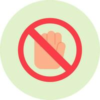 No Touch Vector Icon