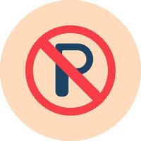 No Parking Vector Icon