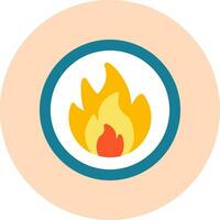 Flammable Vector Icon