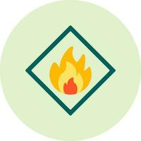Flammable Vector Icon