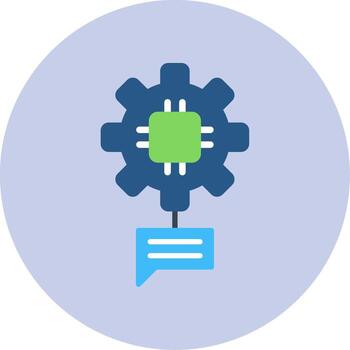 Natural Language Processing Vector Icon