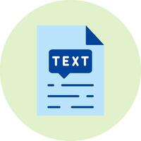 Text Vector Icon