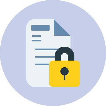 Secure Folder Vector Icon