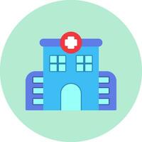 icono de vector de hospital