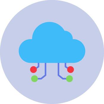 Cloud Computing Vector Icon