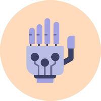 Robotic Hand Vector Icon