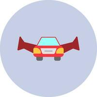 Flying Car Vector Icon
