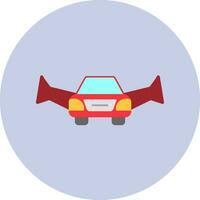 icono de vector de coche volador