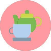 Tea Set Vector Icon