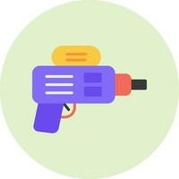 icono de vector de pistola de agua