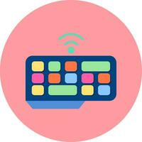 Wireless Keyboard Vector Icon