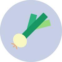 Leek Vector Icon