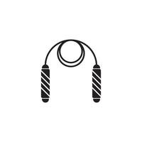 jump rope icon vector