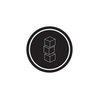 toy blocks icon vector
