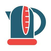 Kettle Vector Glyph Two Color Icon For Personal And Commercial Use.