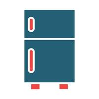 Fridge Vector Glyph Two Color Icon For Personal And Commercial Use.