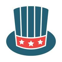 American Vector Glyph Two Color Icon For Personal And Commercial Use.