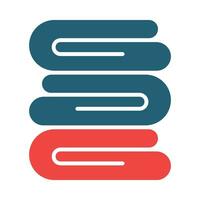 Blanket Vector Glyph Two Color Icon For Personal And Commercial Use.