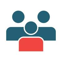 Forum Vector Glyph Two Color Icon For Personal And Commercial Use.