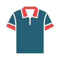 Shirt Vector Glyph Two Color Icon For Personal And Commercial Use.