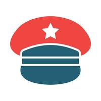 Hat Vector Glyph Two Color Icon For Personal And Commercial Use.