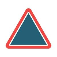 Triangle Vector Glyph Two Color Icon For Personal And Commercial Use.