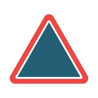 Triangle Vector Glyph Two Color Icon For Personal And Commercial Use.