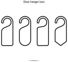 Door hanger icon vector