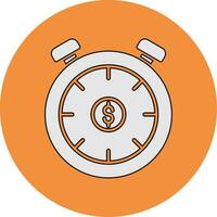 icono de vector de reloj