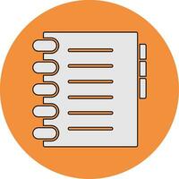 Notebook Vector Icon