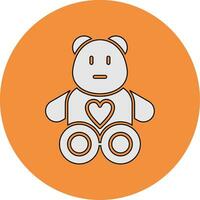 Teddy Bear Vector Icon