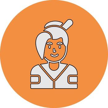 icono de vector de mujer