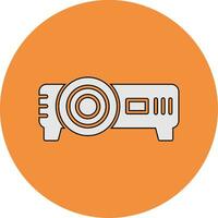 icono de vector de proyector