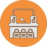 Stage Vector Icon
