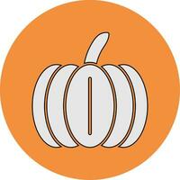 icono de vector de calabaza