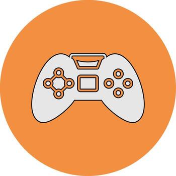 icono de vector de controlador de juego