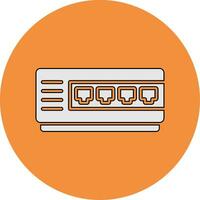 Network Hub Vector Icon