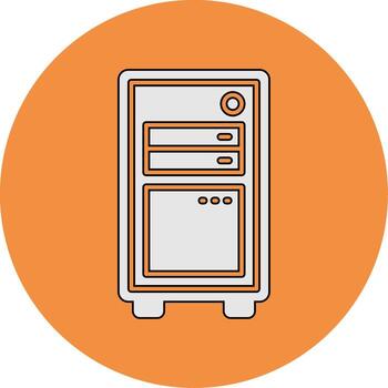Computer Case Vector Icon