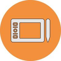 Graphic Tablet Vector Icon